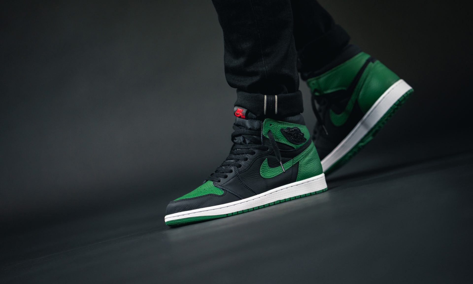 air jordan high pine green